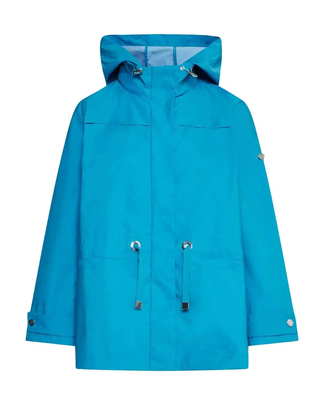 Parka leggero in nylon con cappuccio TURCHESE DORABELLA