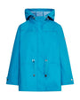 Parka leggero in nylon con cappuccio TURCHESE DORABELLA
