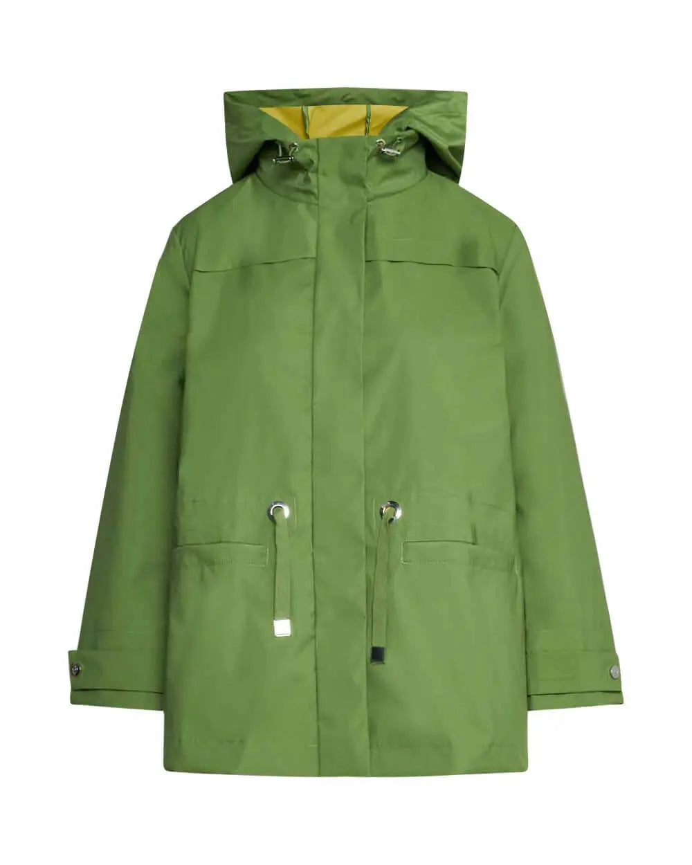 Parka leggero in nylon con cappuccio VERDE DORABELLA
