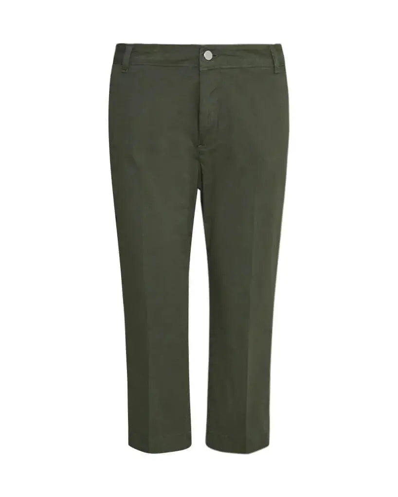 Pinocchietto in twill di cotone elasticizzato MILITARE DORABELLA