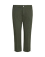 Pinocchietto in twill di cotone elasticizzato MILITARE DORABELLA