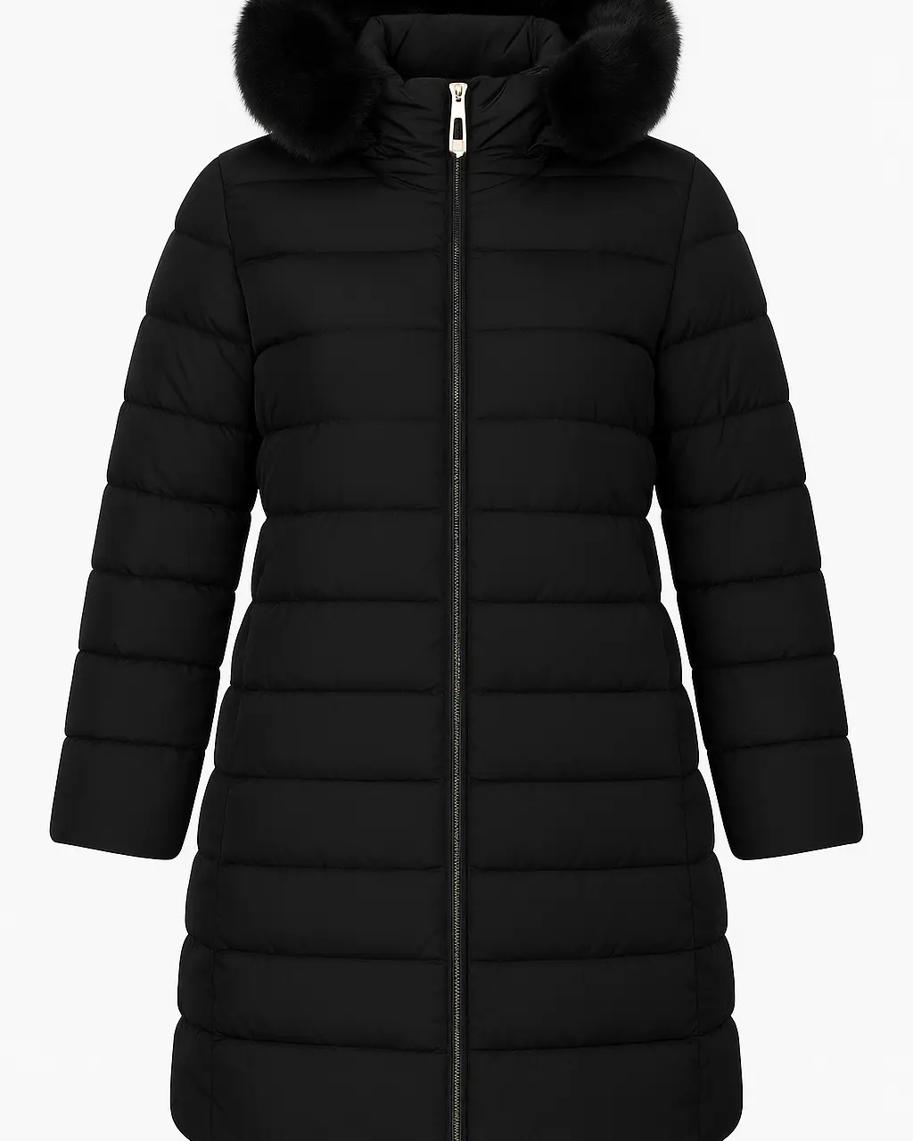 Piumino con tessuto traslucido DORABELLA