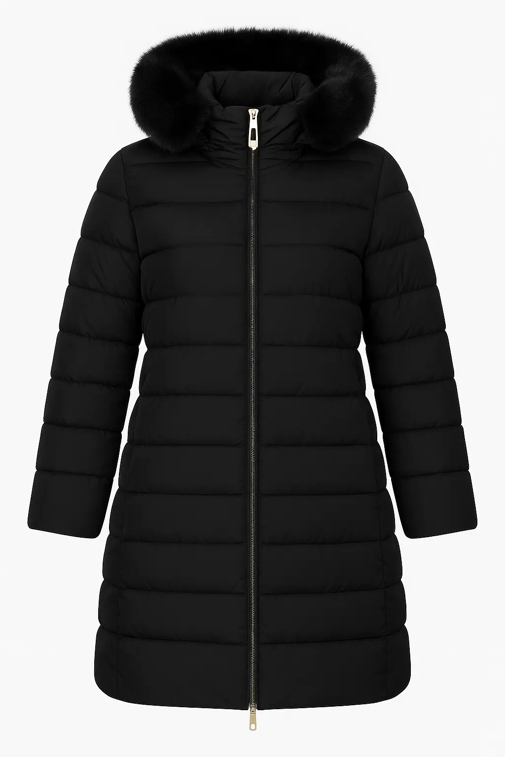 Piumino con tessuto traslucido DORABELLA