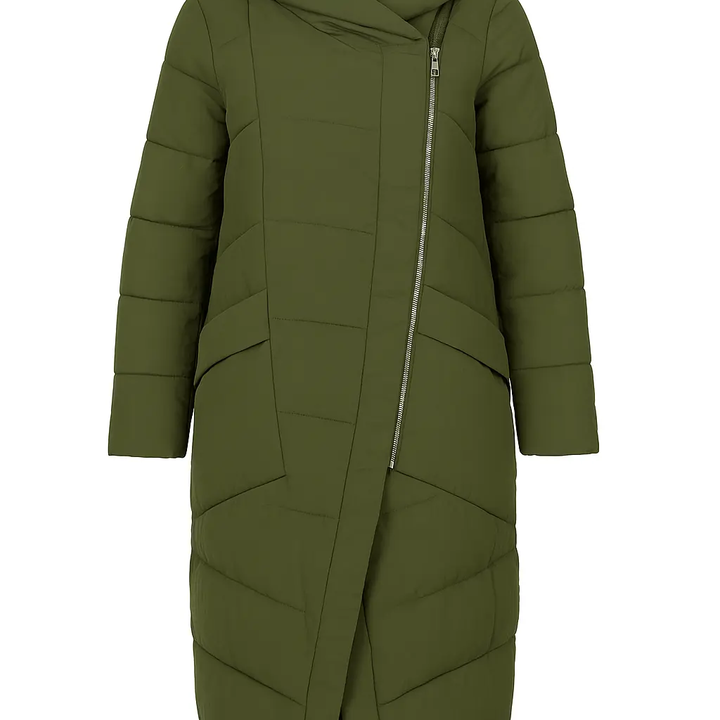 Piumino imbottito con zip laterali DORABELLA