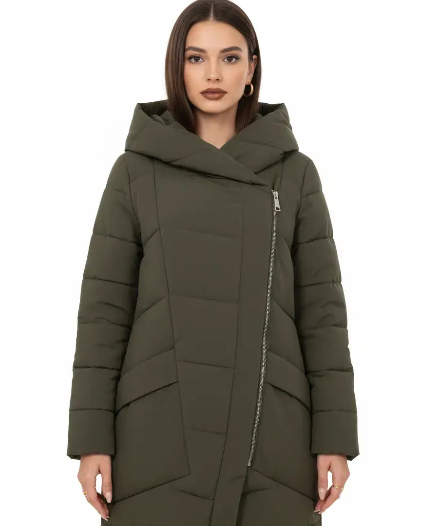 Piumino imbottito con zip laterali DORABELLA