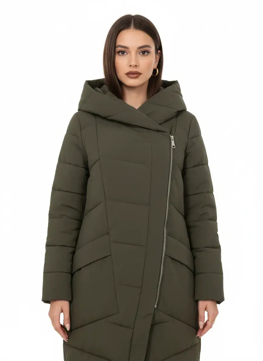 Piumino imbottito con zip laterali DORABELLA