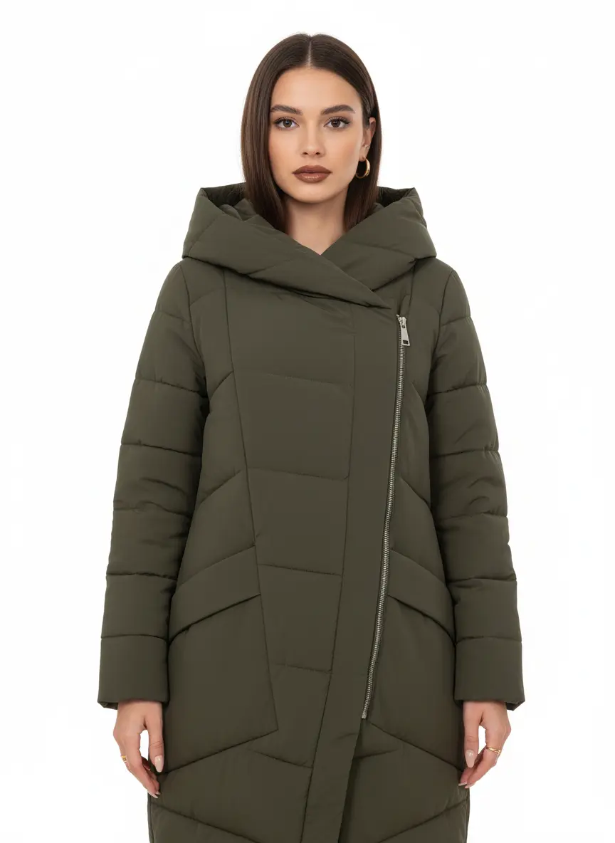 Piumino imbottito con zip laterali DORABELLA