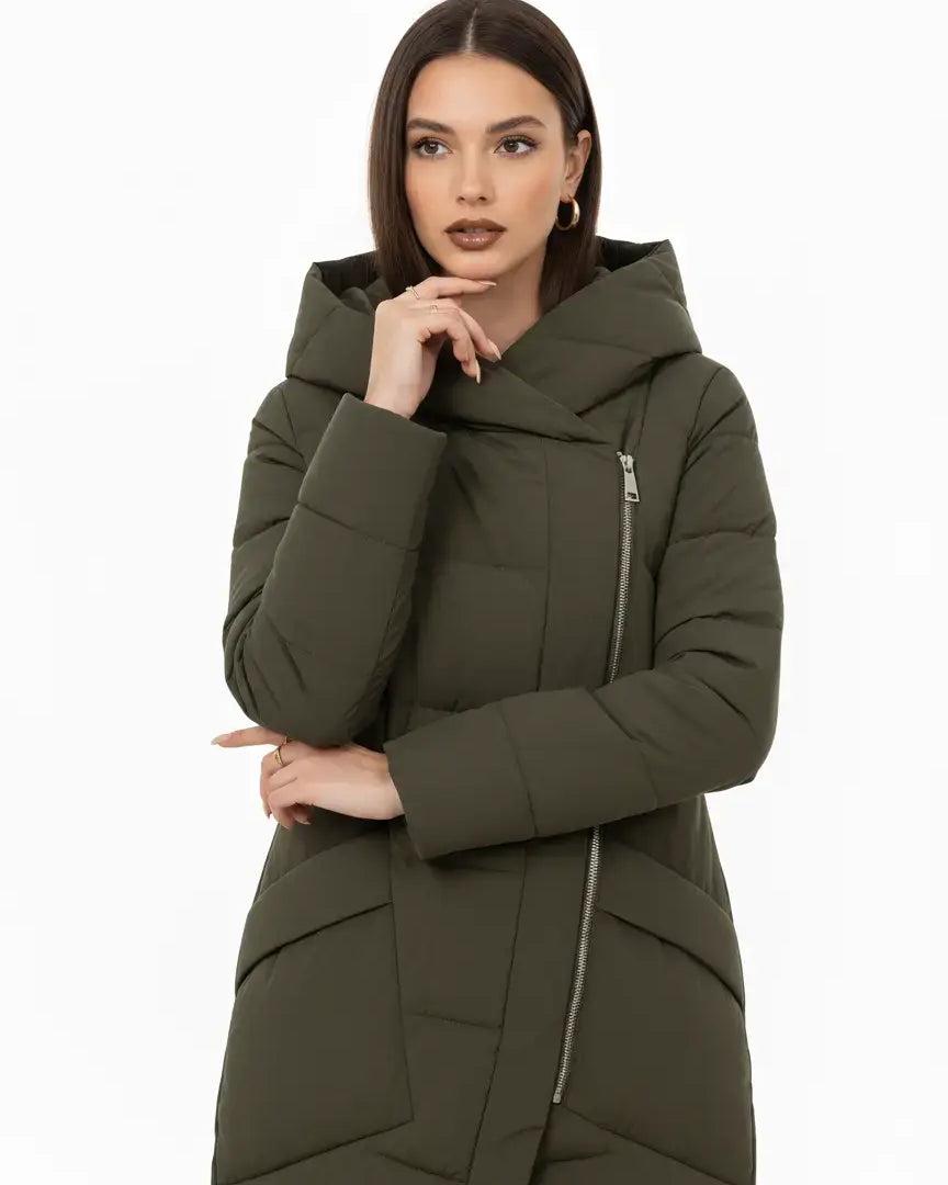 Piumino imbottito con zip laterali DORABELLA