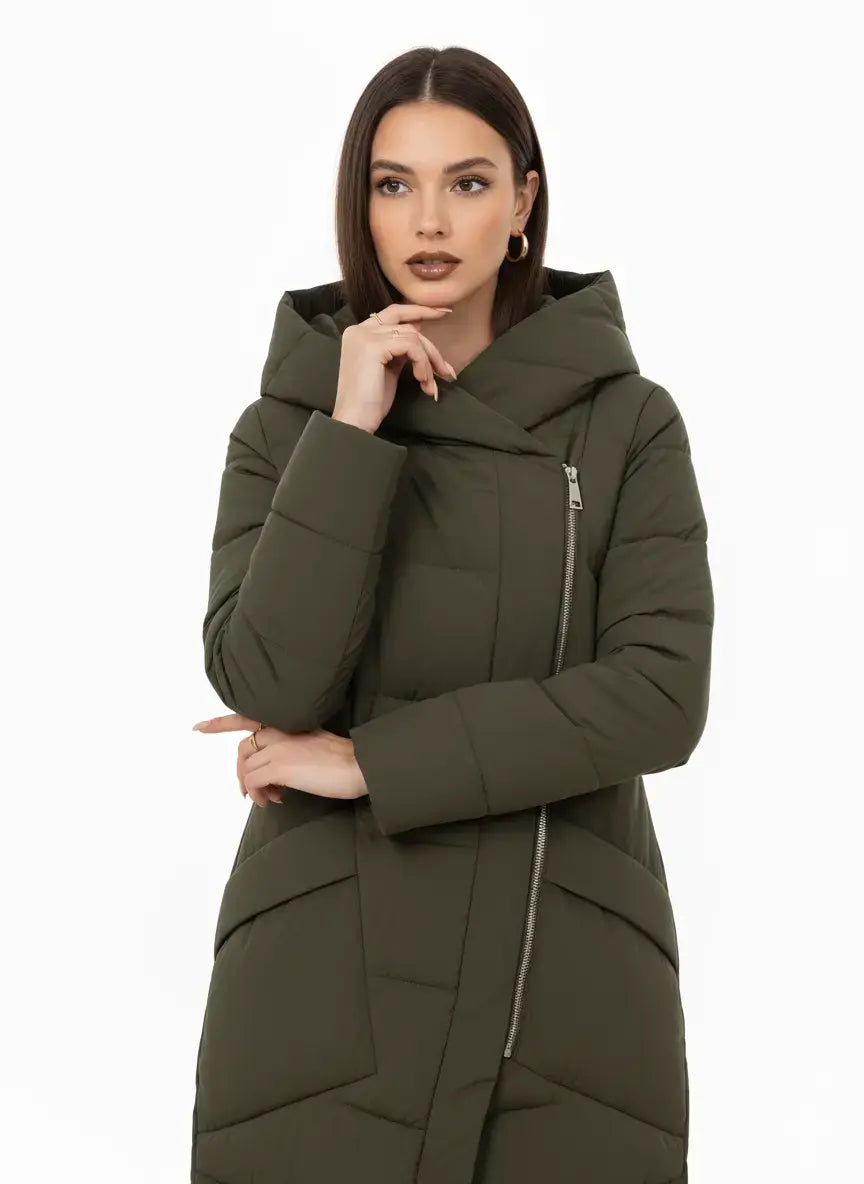 Piumino imbottito con zip laterali DORABELLA