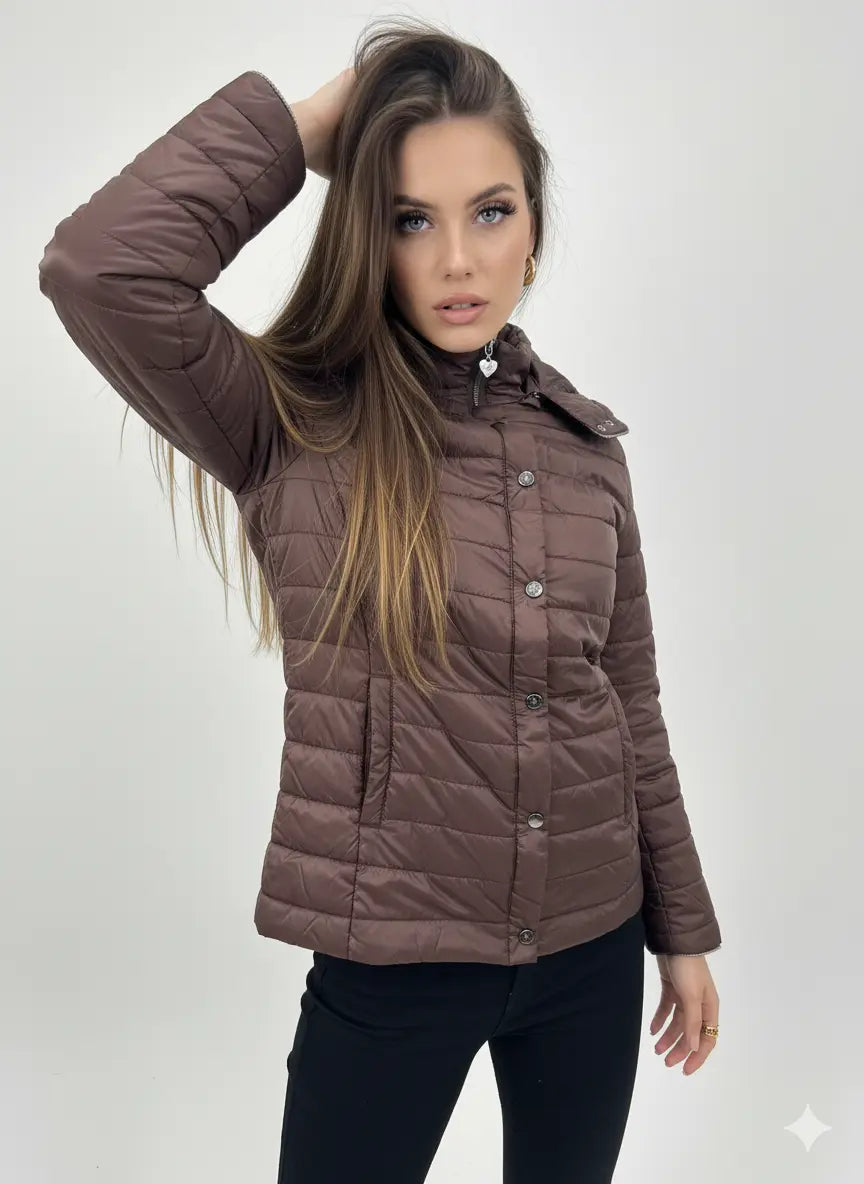 Piumino leggero 100g con cappuccio removibile DORABELLA