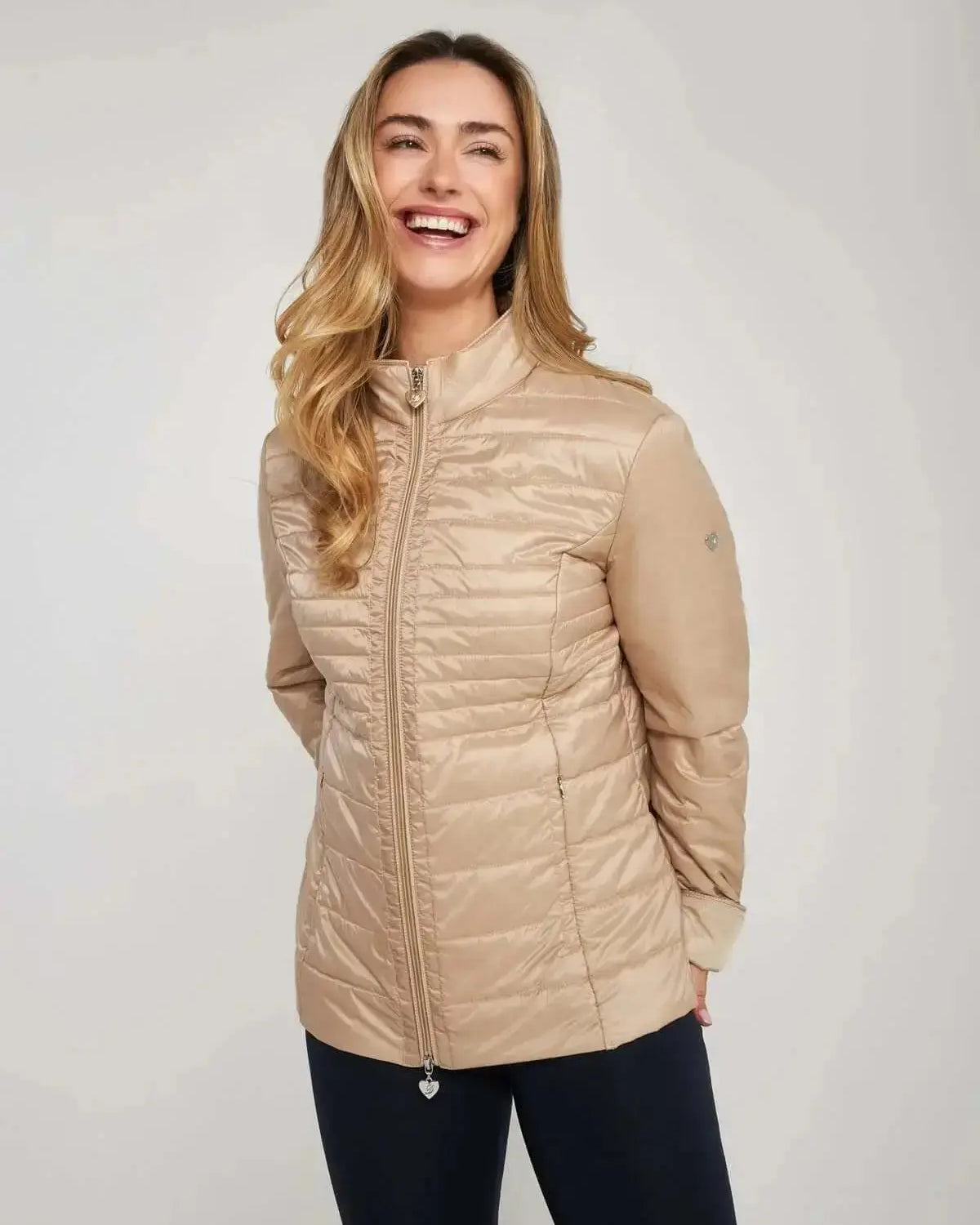 Easy jacket con zip e piping DORABELLA EASY