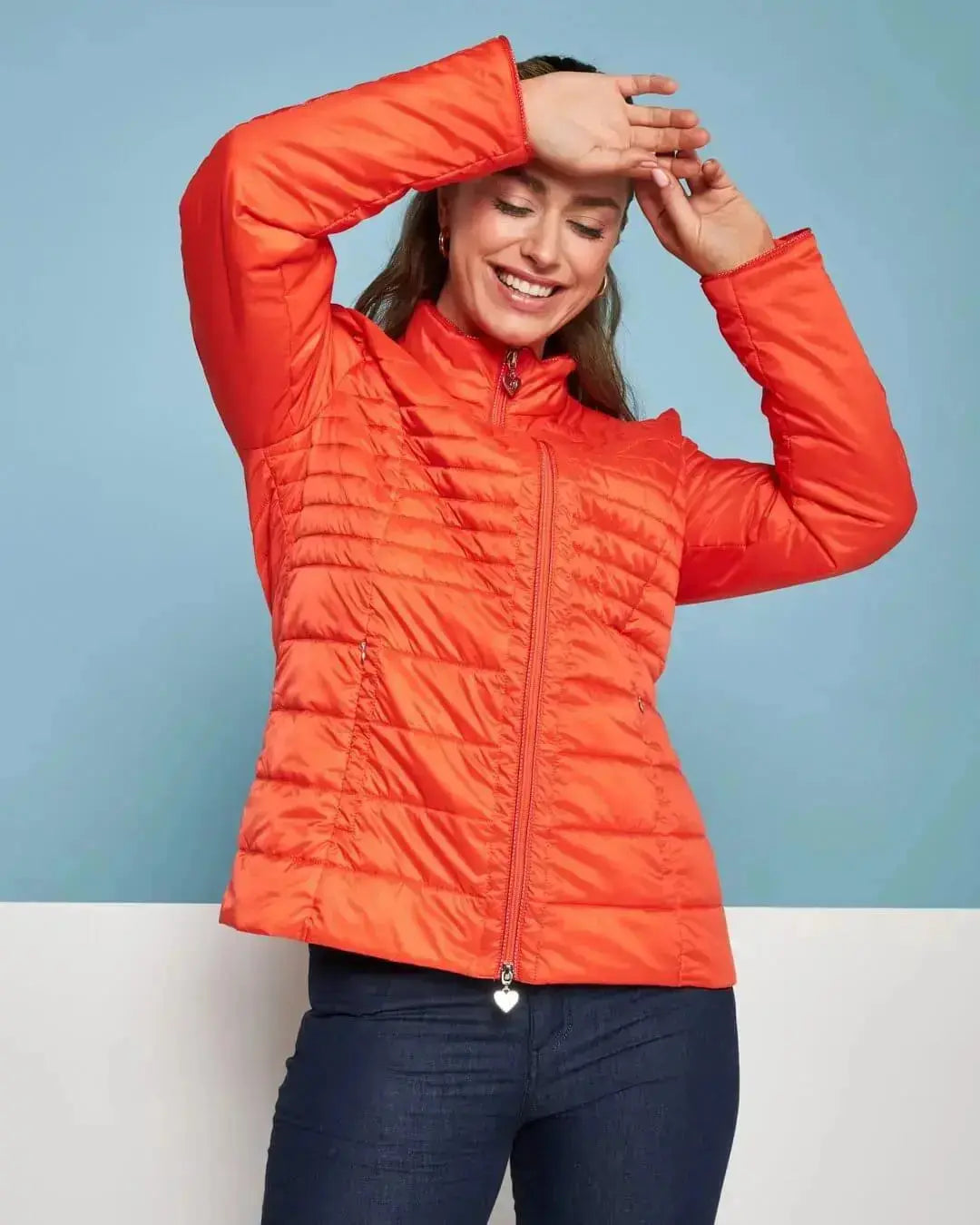 Easy jacket con zip e piping PAPAVERO DORABELLA EASY XXL