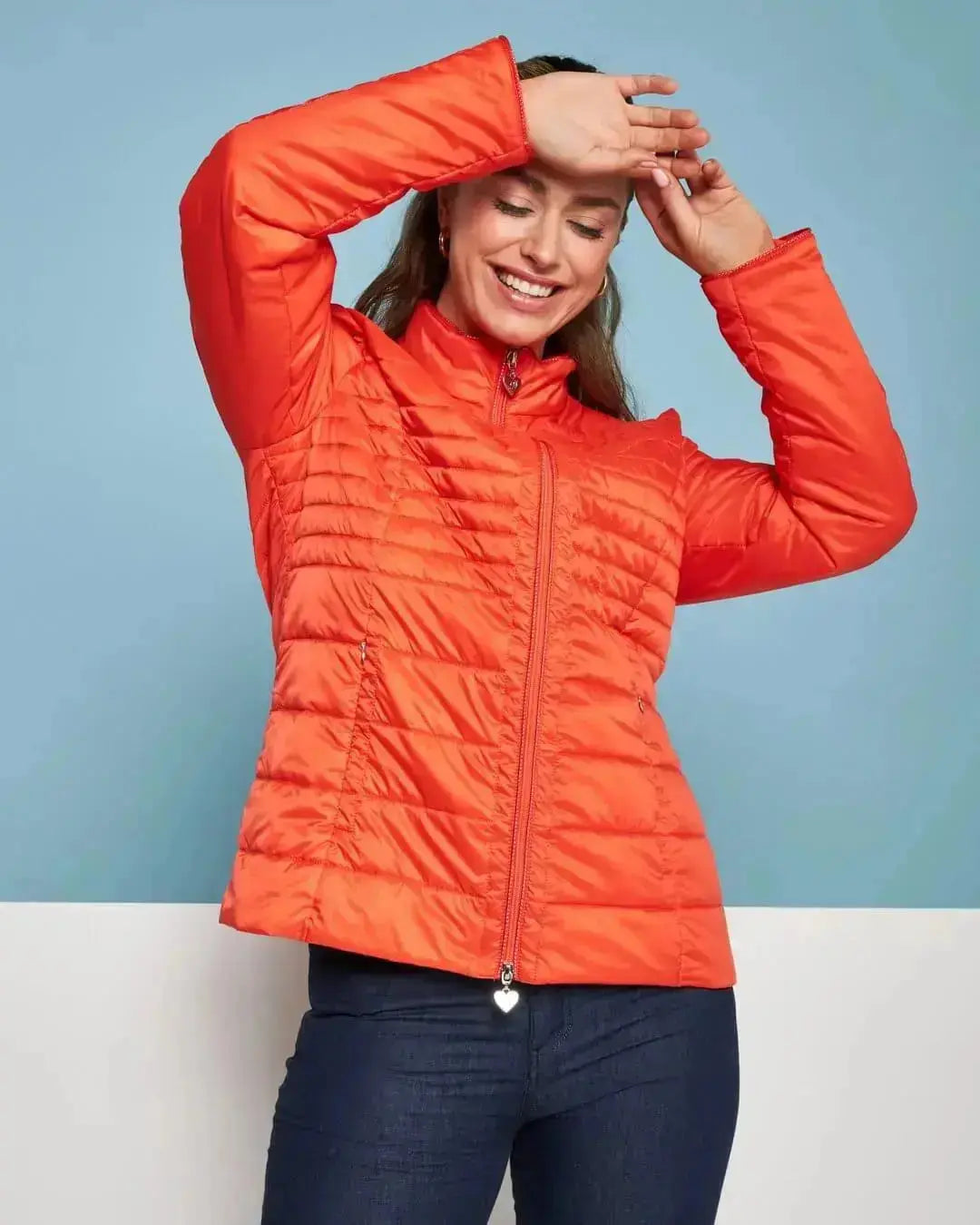 Easy jacket con zip e piping PAPAVERO DORABELLA EASY XXL