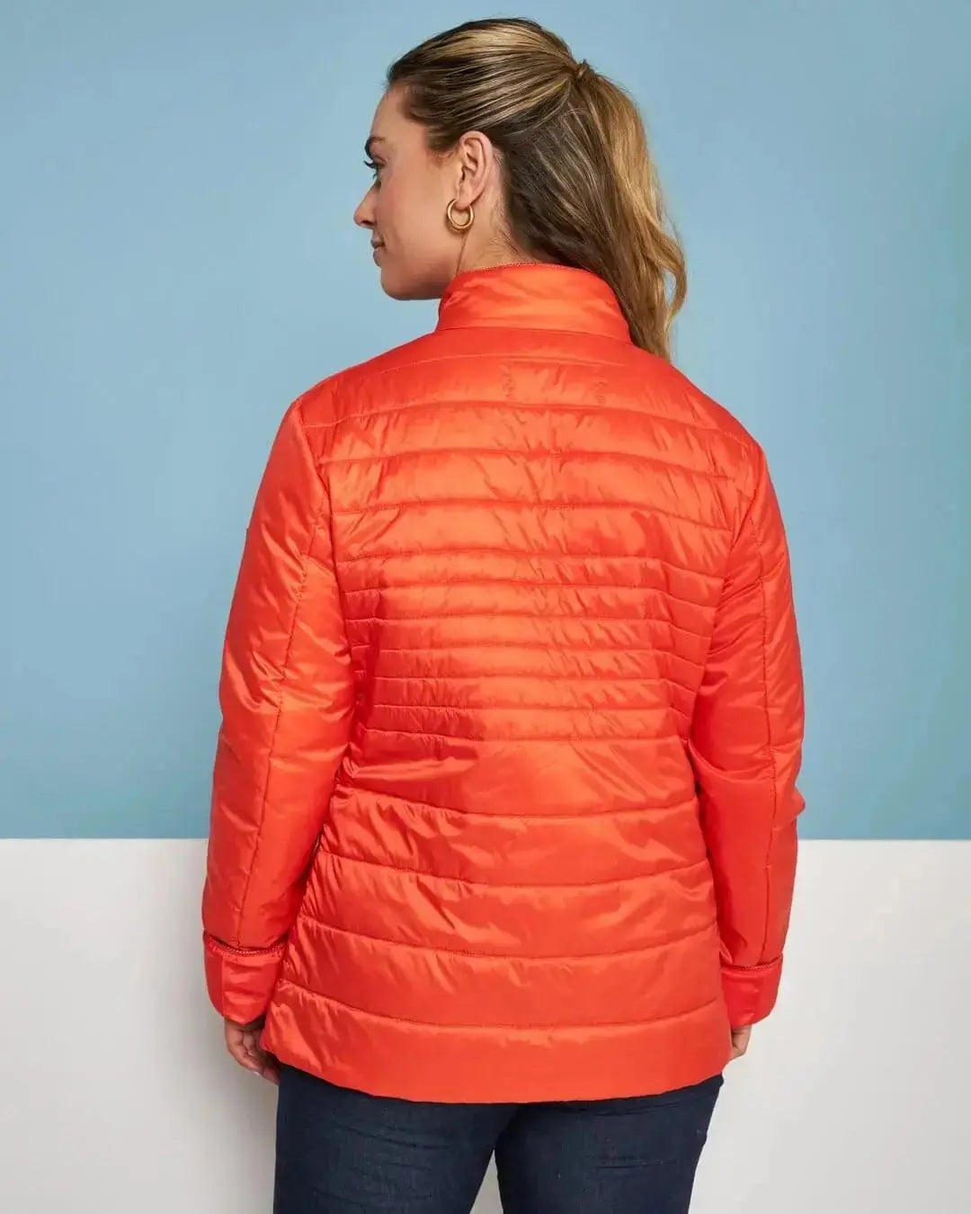 Easy jacket con zip e piping PAPAVERO DORABELLA EASY