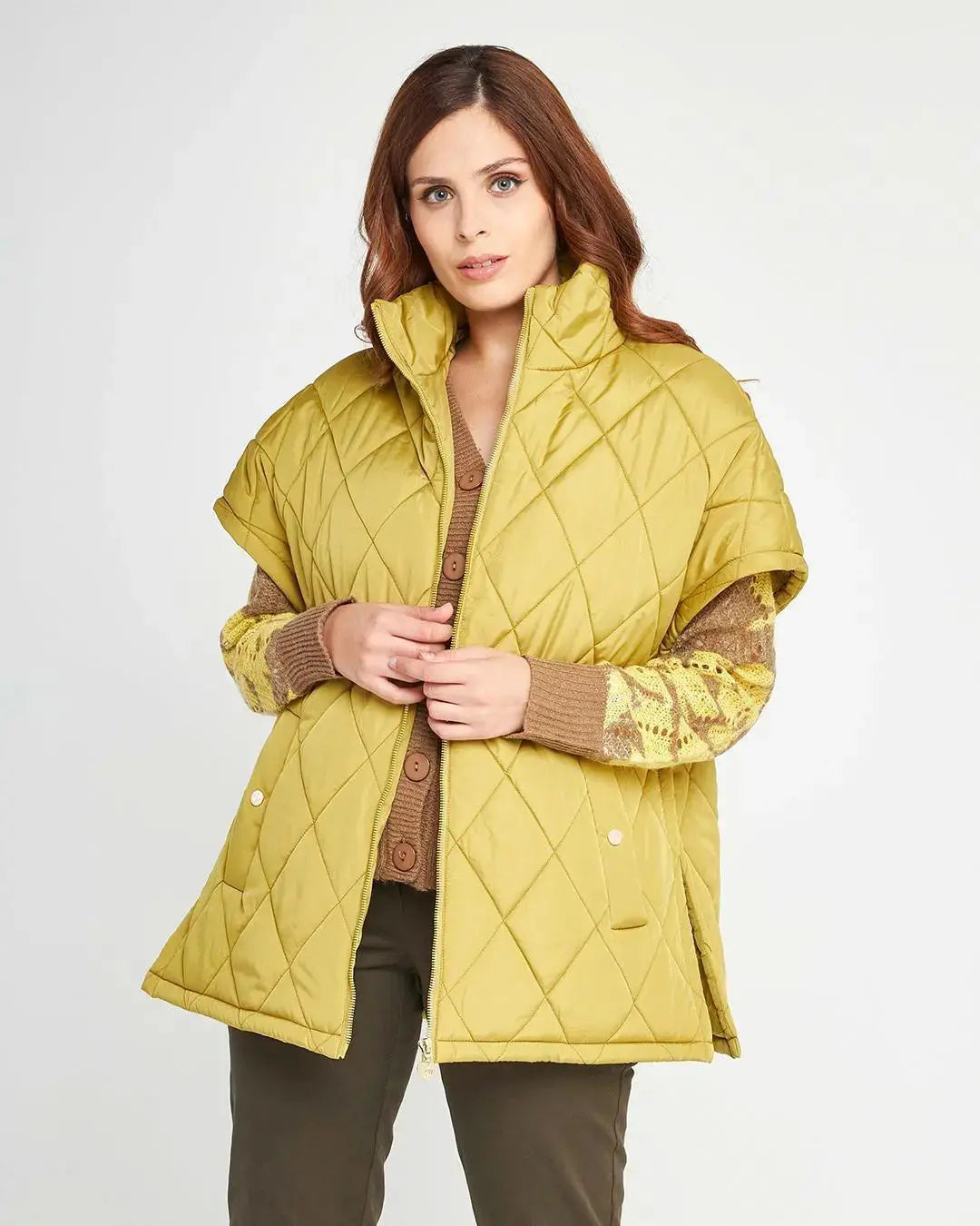 Piumino smanicato DENIM DORABELLA EASY