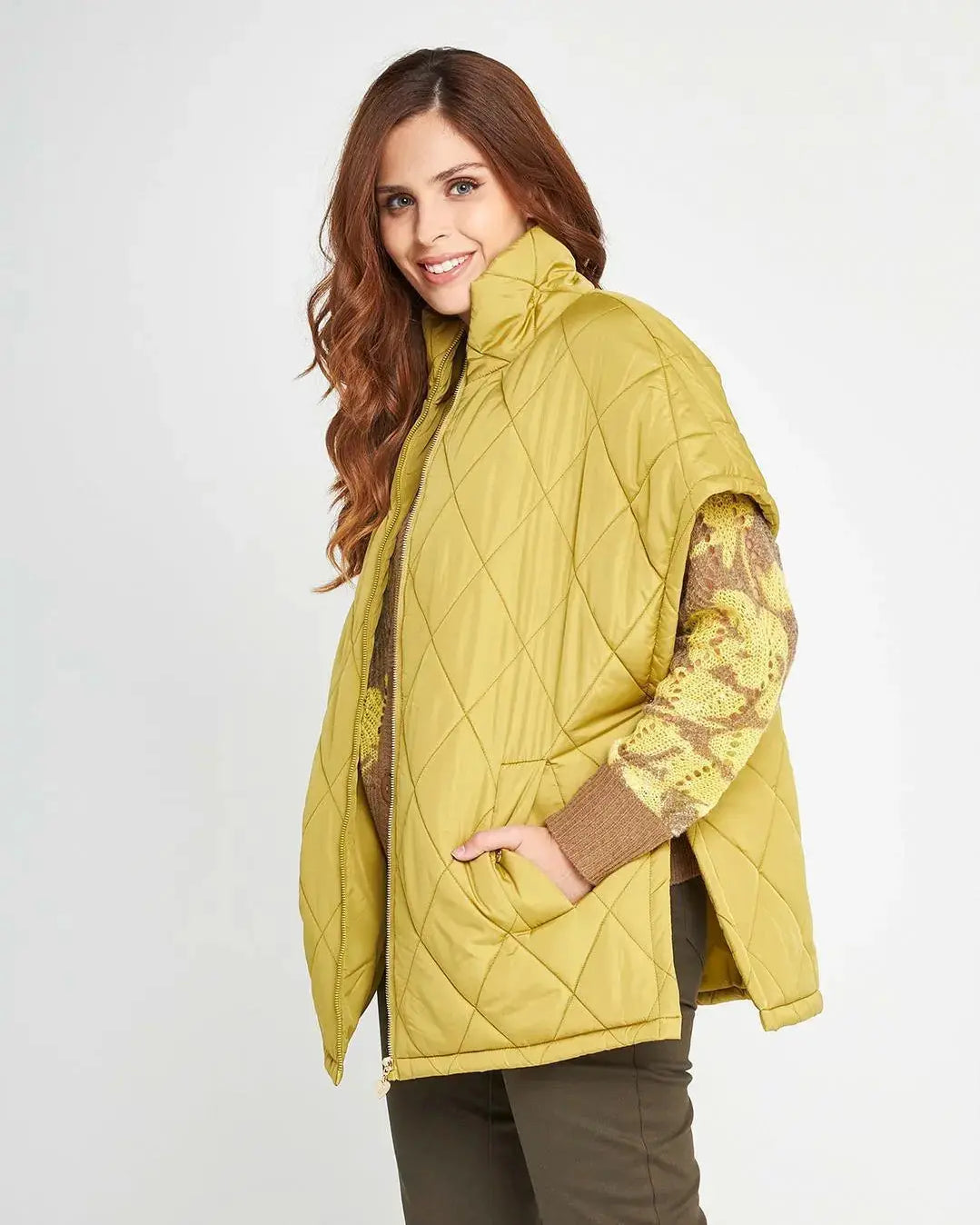 Piumino smanicato DENIM DORABELLA EASY