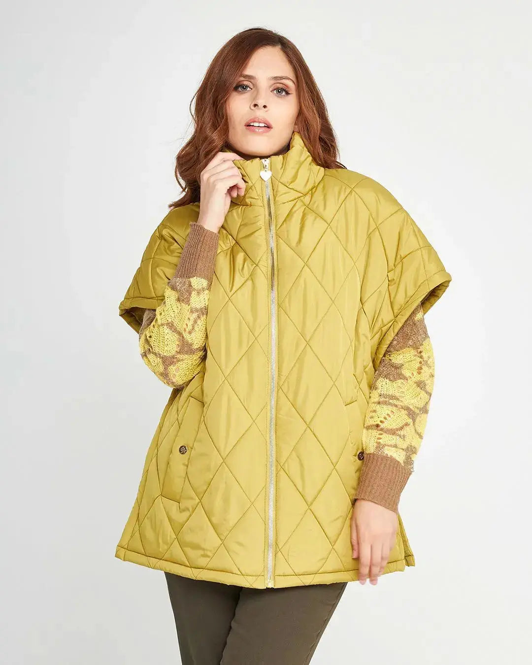 Piumino smanicato DENIM DORABELLA EASY