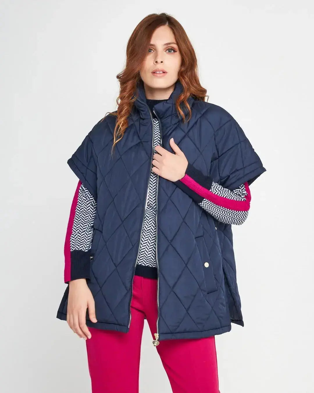 Piumino smanicato DENIM DORABELLA EASY