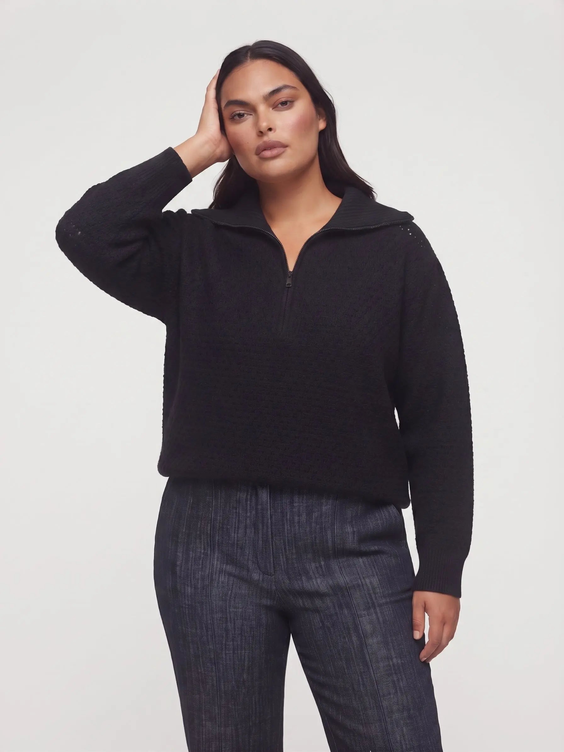 Polo con zip DORABELLA