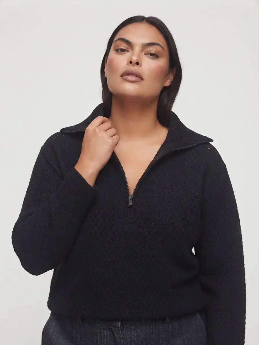 Polo con zip DORABELLA