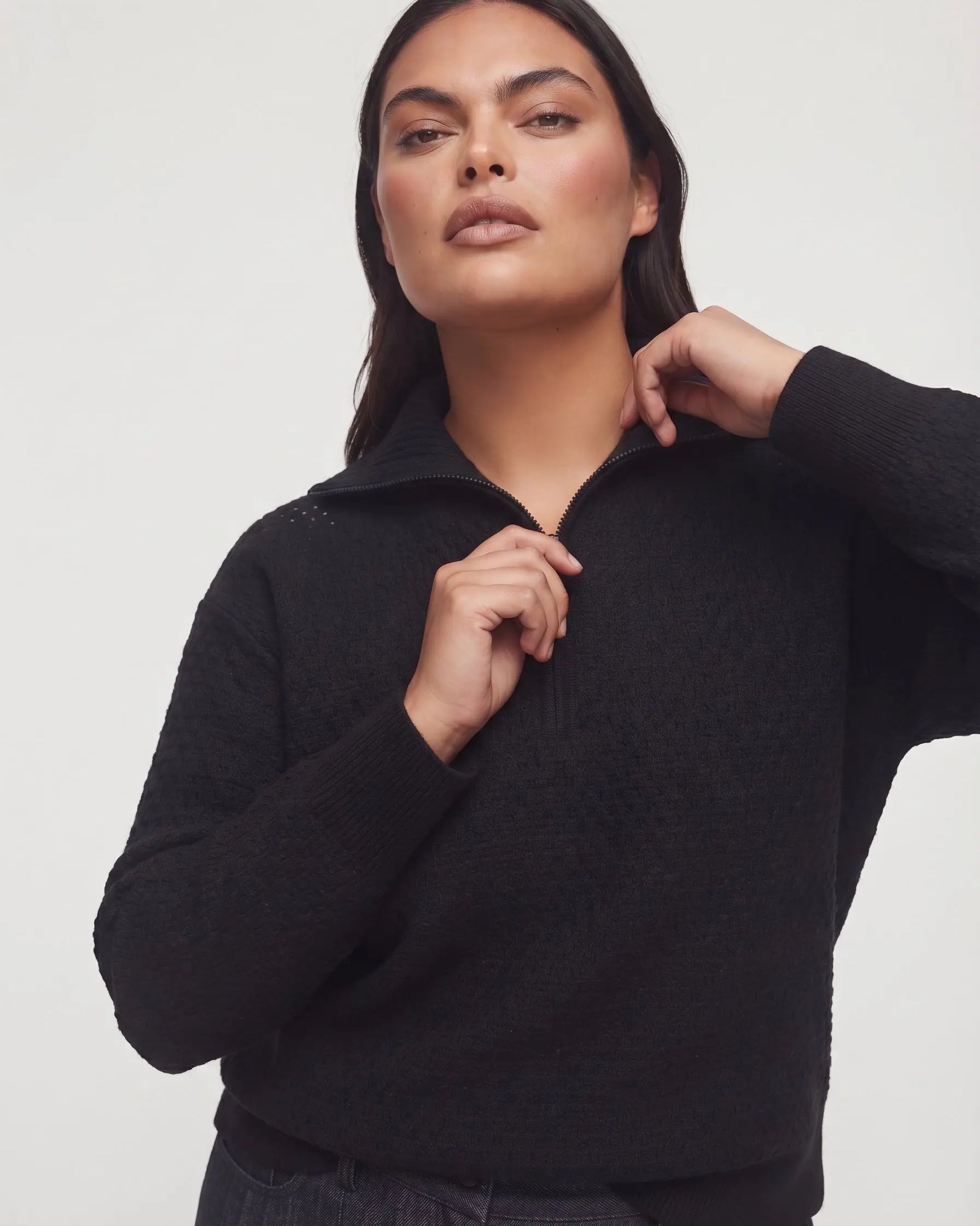 Polo con zip DORABELLA