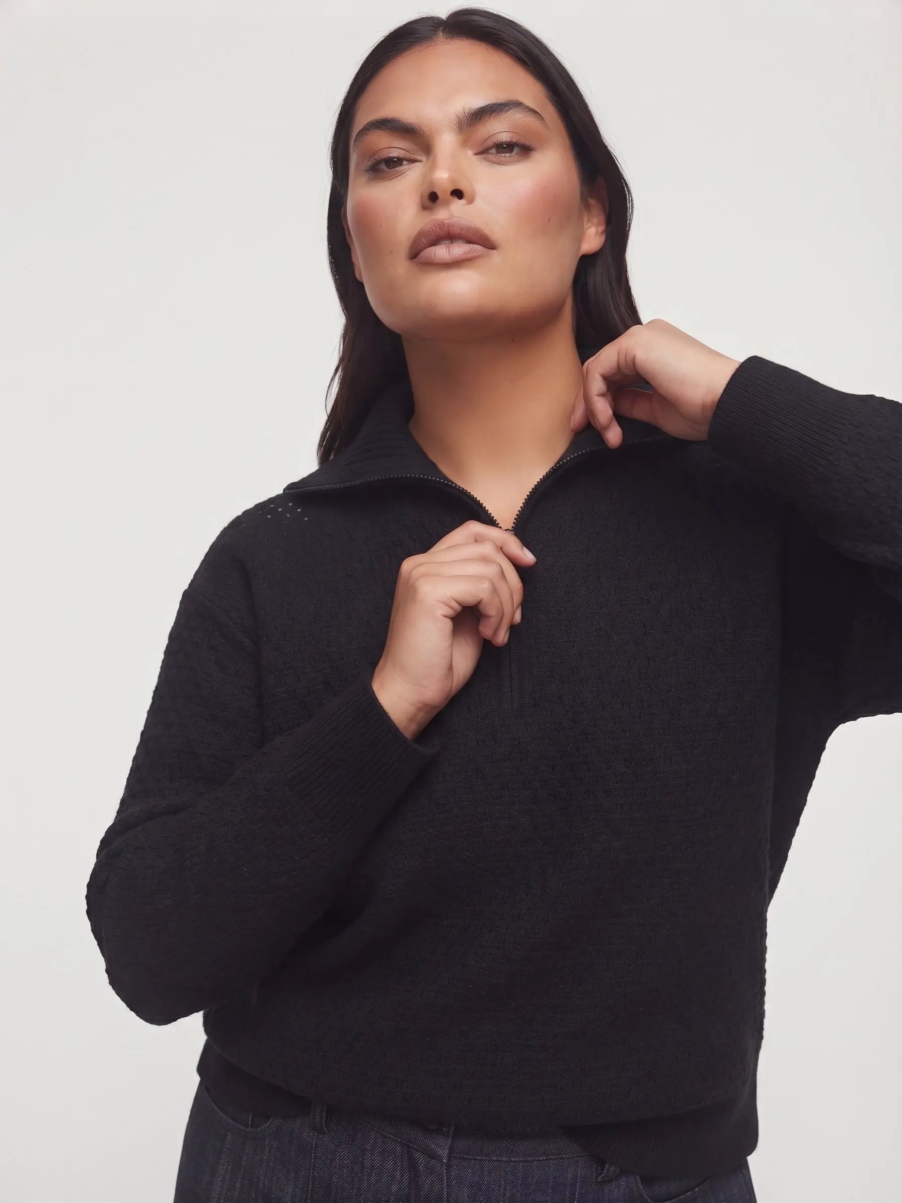 Polo con zip DORABELLA
