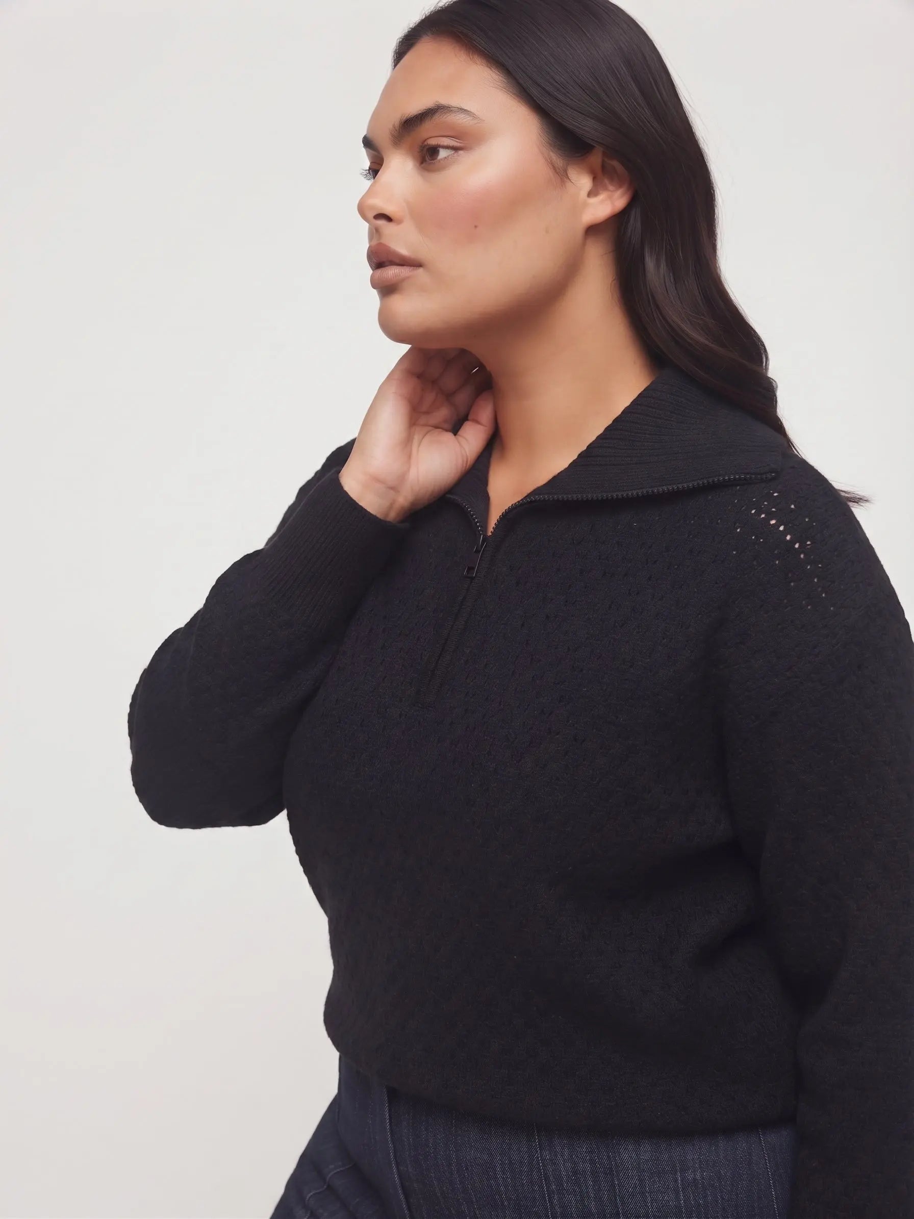 Polo con zip DORABELLA