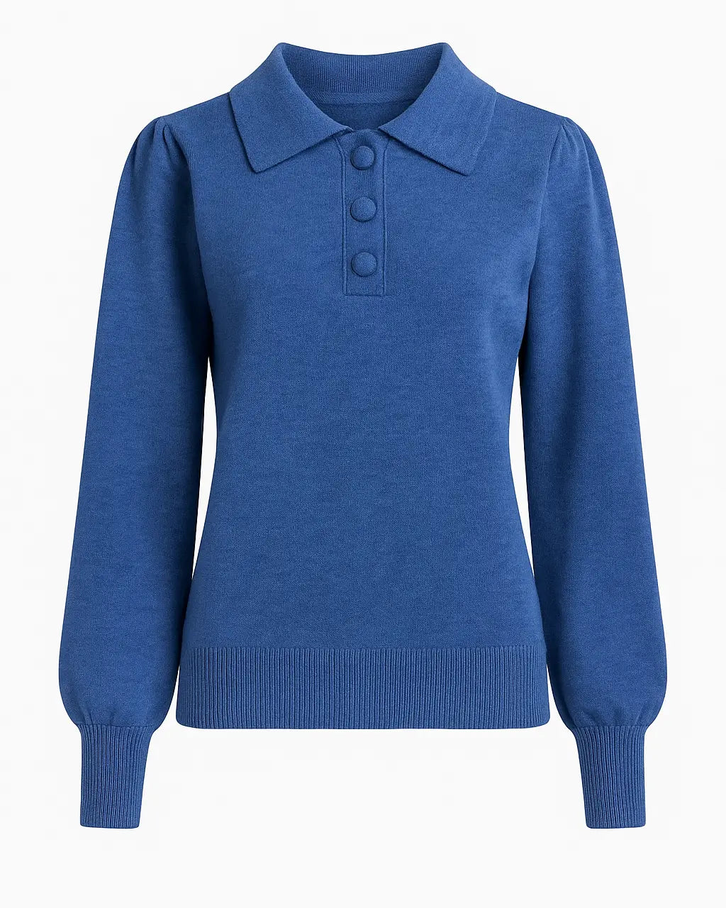 Polo in maglia con bottoni ricoperti DORABELLA