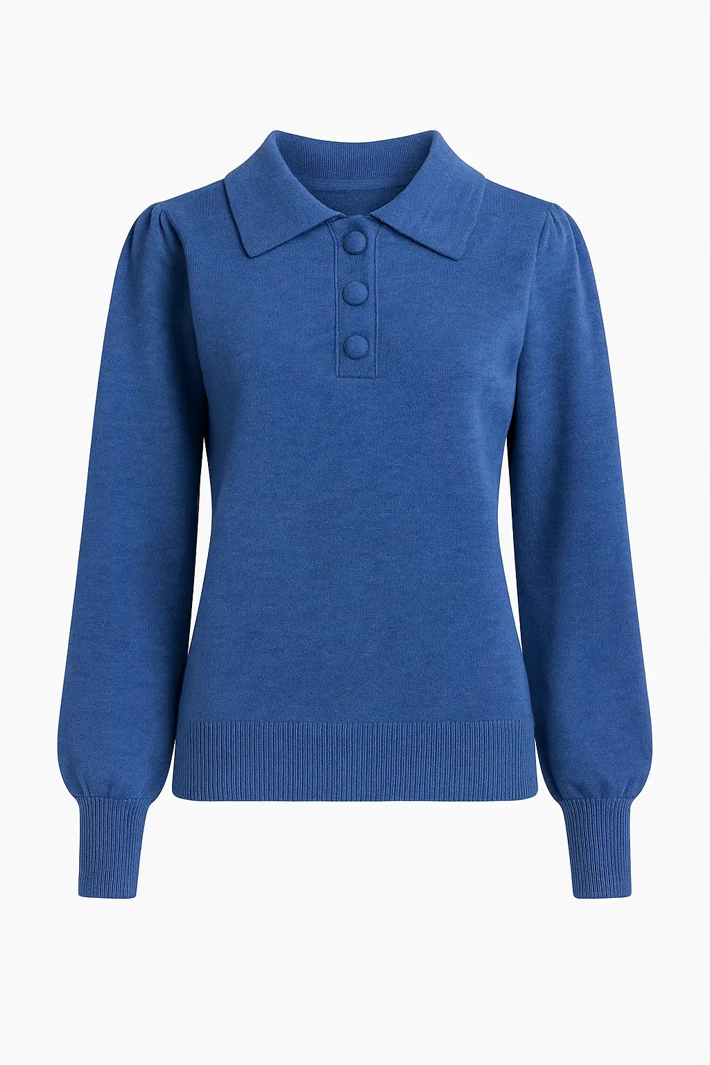 Polo in maglia con bottoni ricoperti DORABELLA