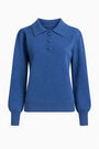 Polo in maglia con bottoni ricoperti DORABELLA