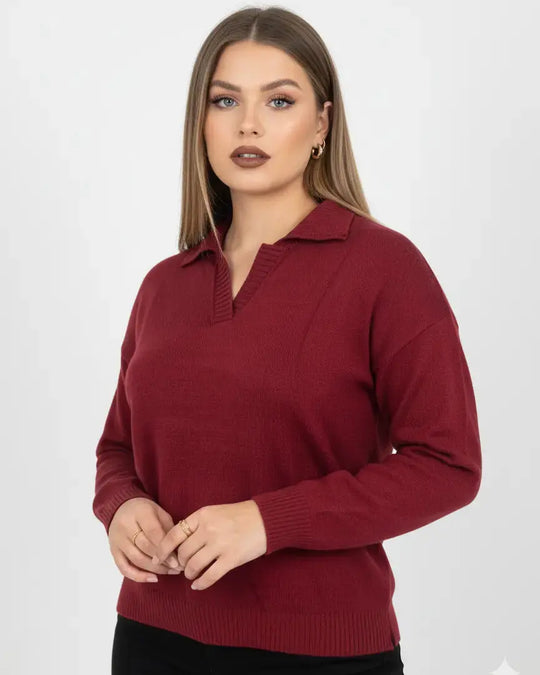 Polo in maglia senza bottoni DORABELLA PIU'