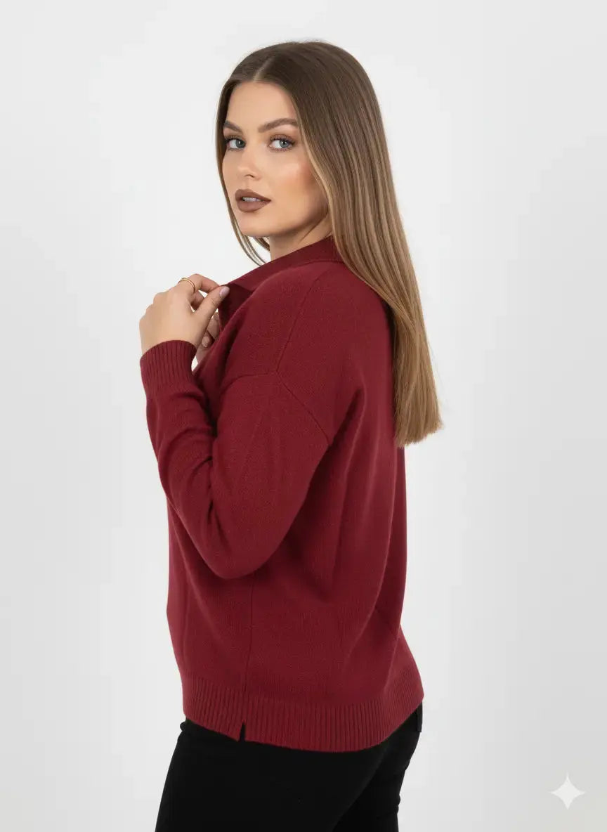 Polo in maglia senza bottoni DORABELLA PIU'