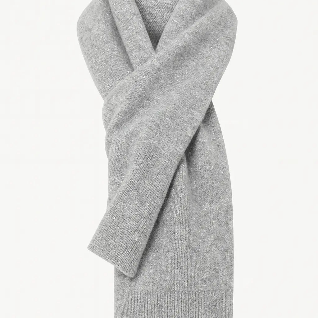 Sciarpa in maglia con micro paillettes Dorabella