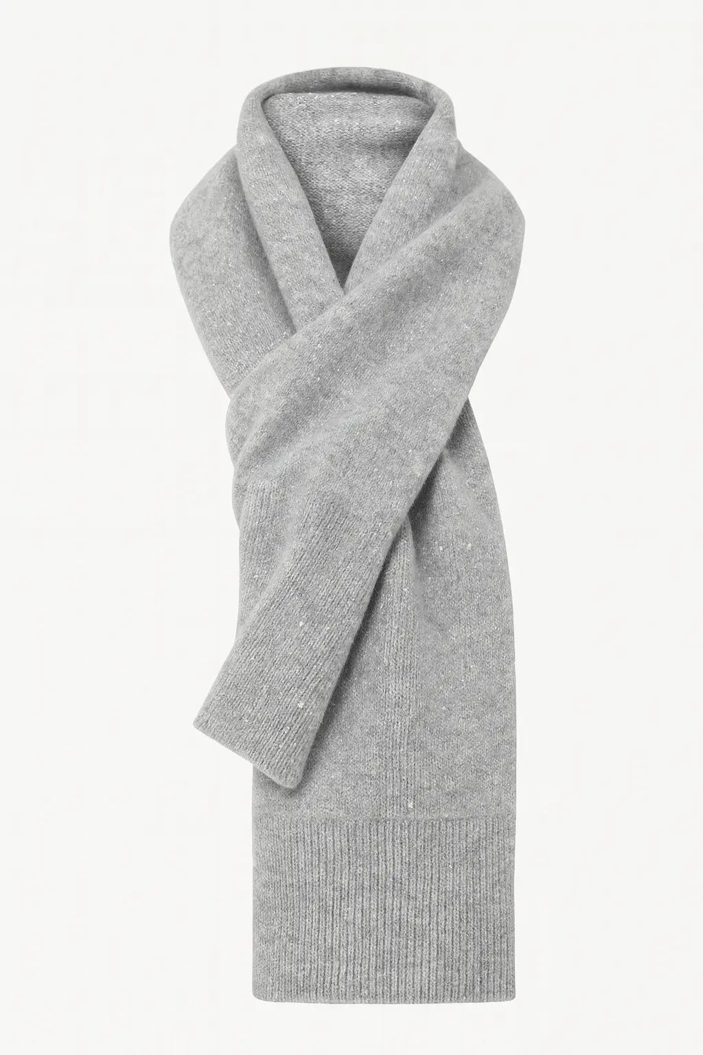 Sciarpa in maglia con micro paillettes Dorabella