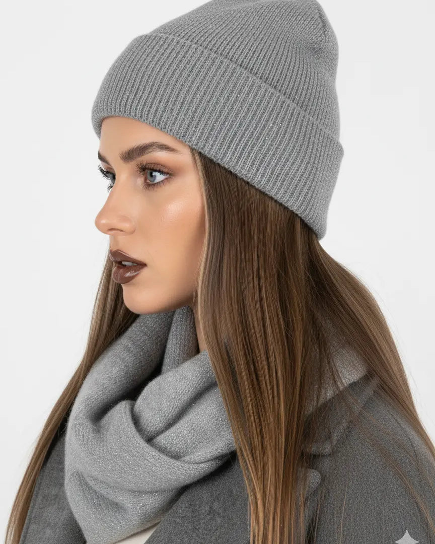 Sciarpa in maglia con micro paillettes Dorabella