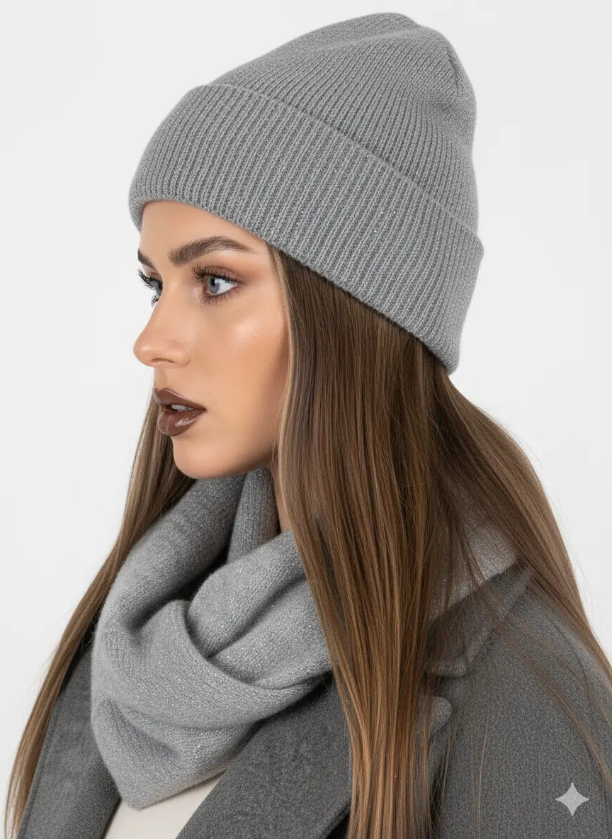 Sciarpa in maglia con micro paillettes Dorabella