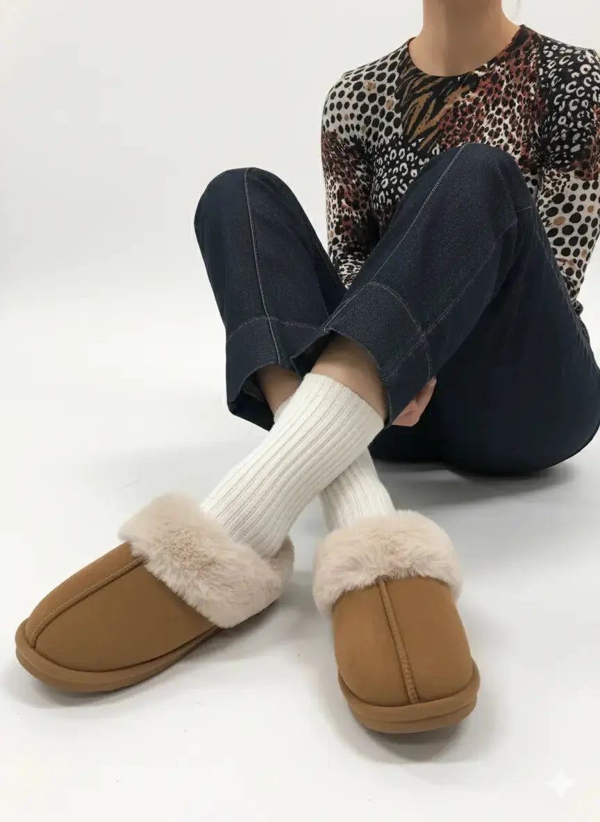 Shoes slip-on invernali con pelliccia interna Dorabella