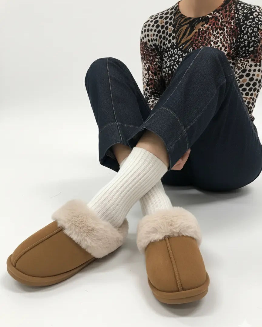 Shoes slip-on invernali con pelliccia interna Dorabella