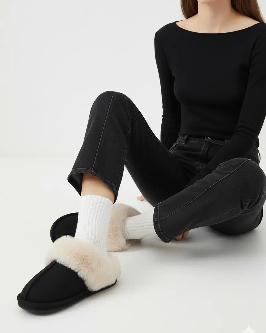 Shoes slip-on invernali con pelliccia interna Dorabella