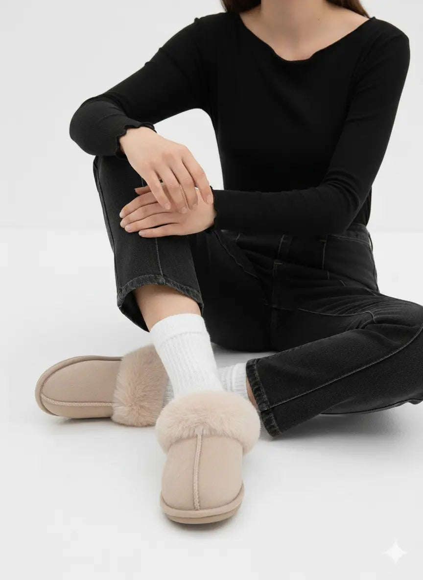 Shoes slip-on invernali con pelliccia interna Dorabella