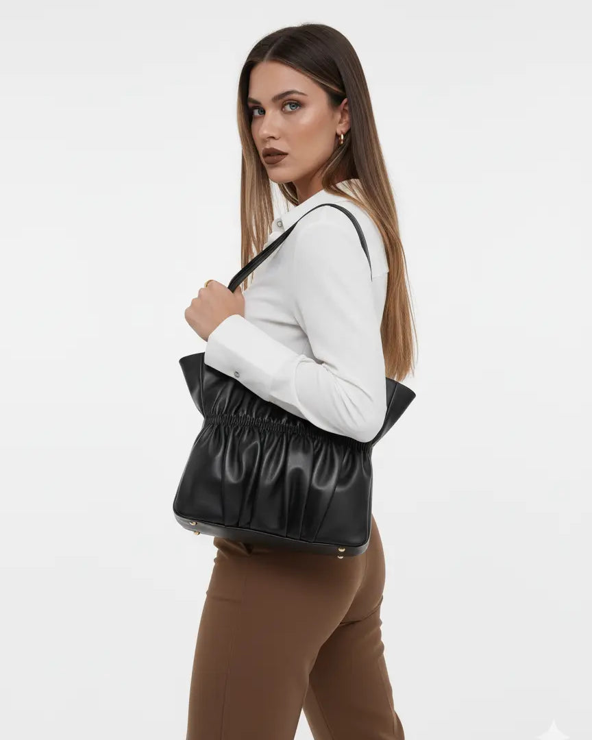 Shopper con dettaglio arricciato Dorabella