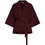 Spolverino kimono con cintura BURGUNDY DORABELLA
