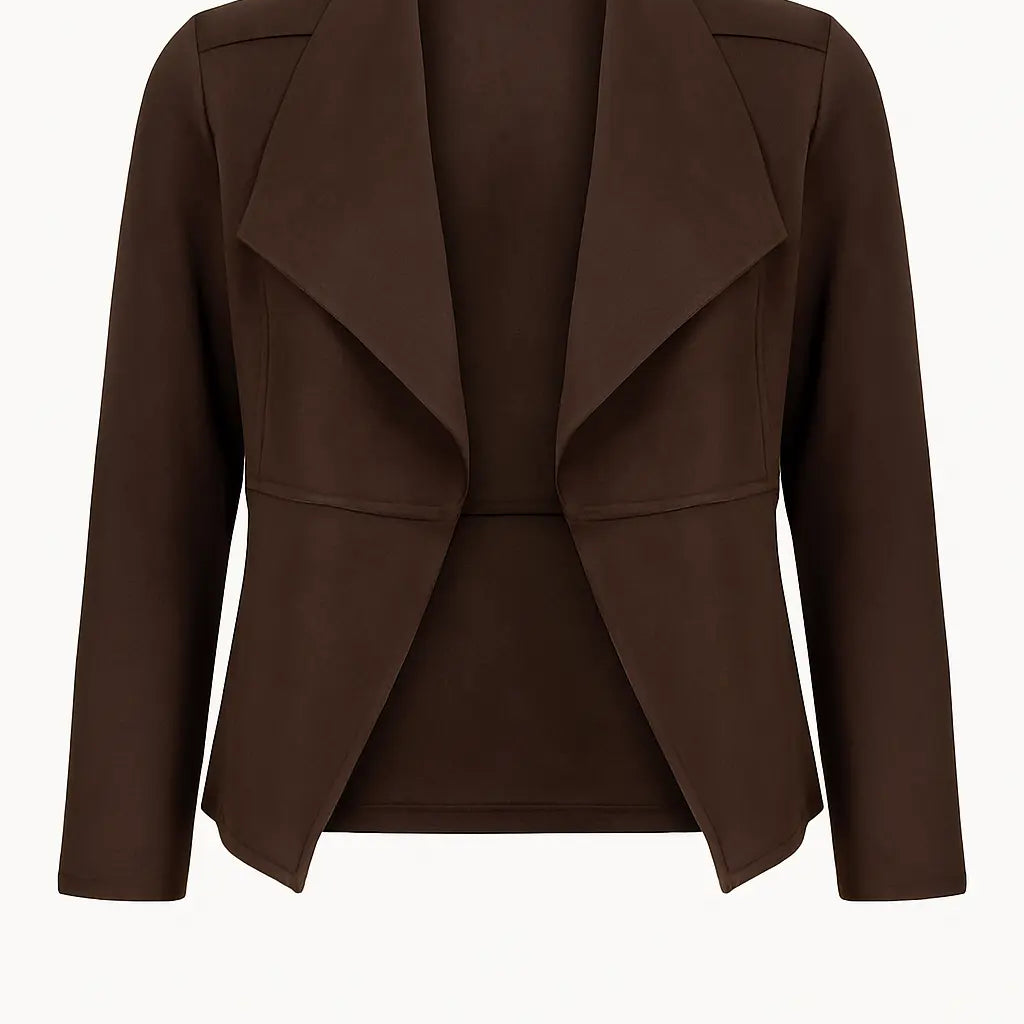 Spolverino sciallato in suede DORABELLA