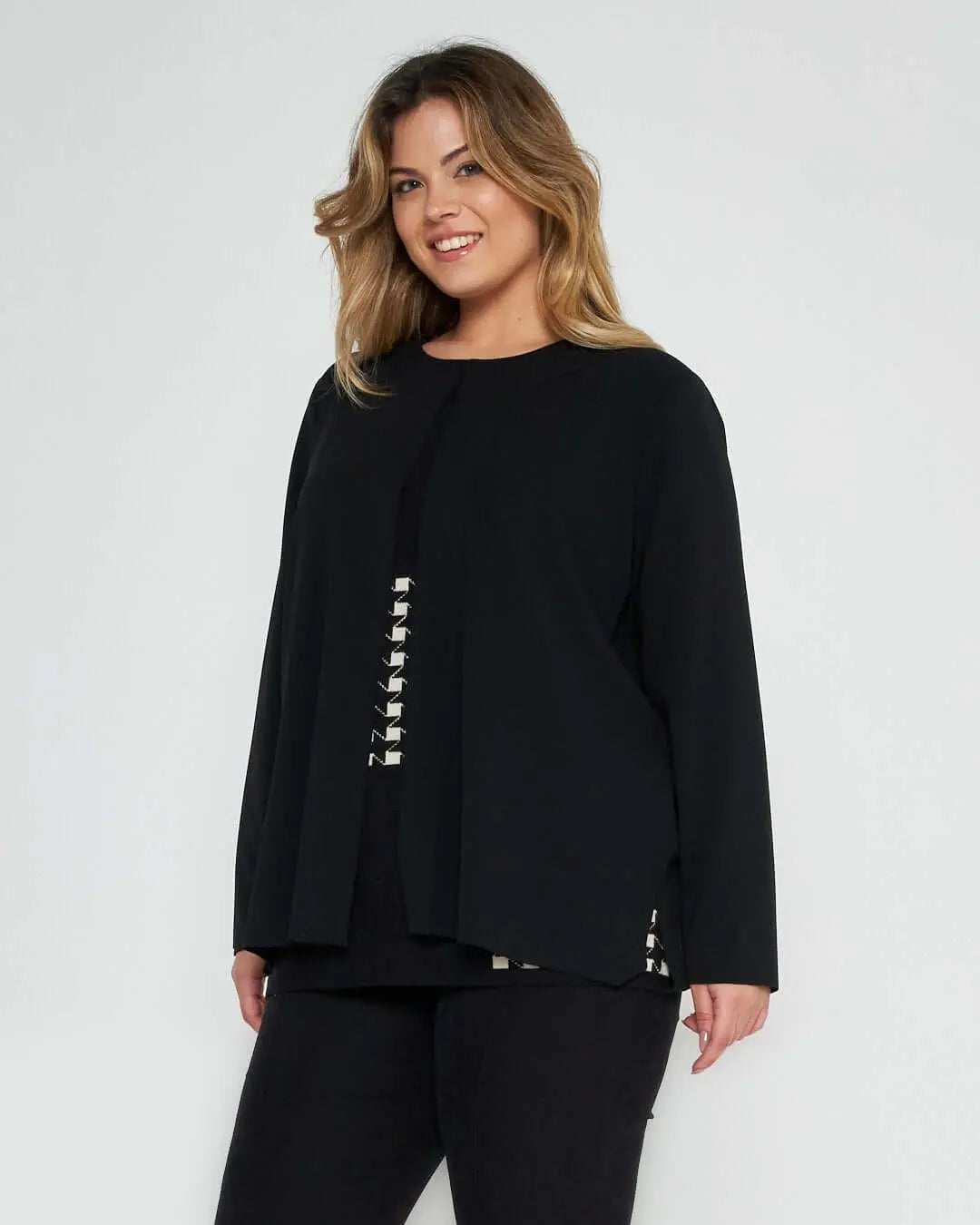 Spoverino girocollo NERO DORABELLA PIU'