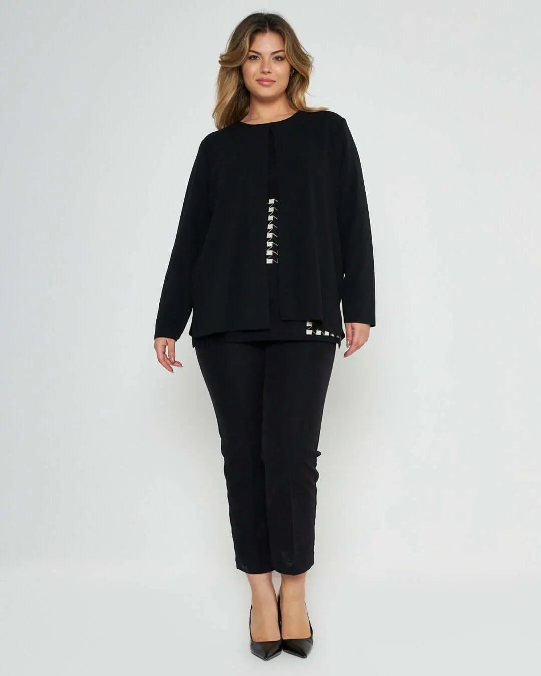 Spoverino girocollo NERO DORABELLA PIU'