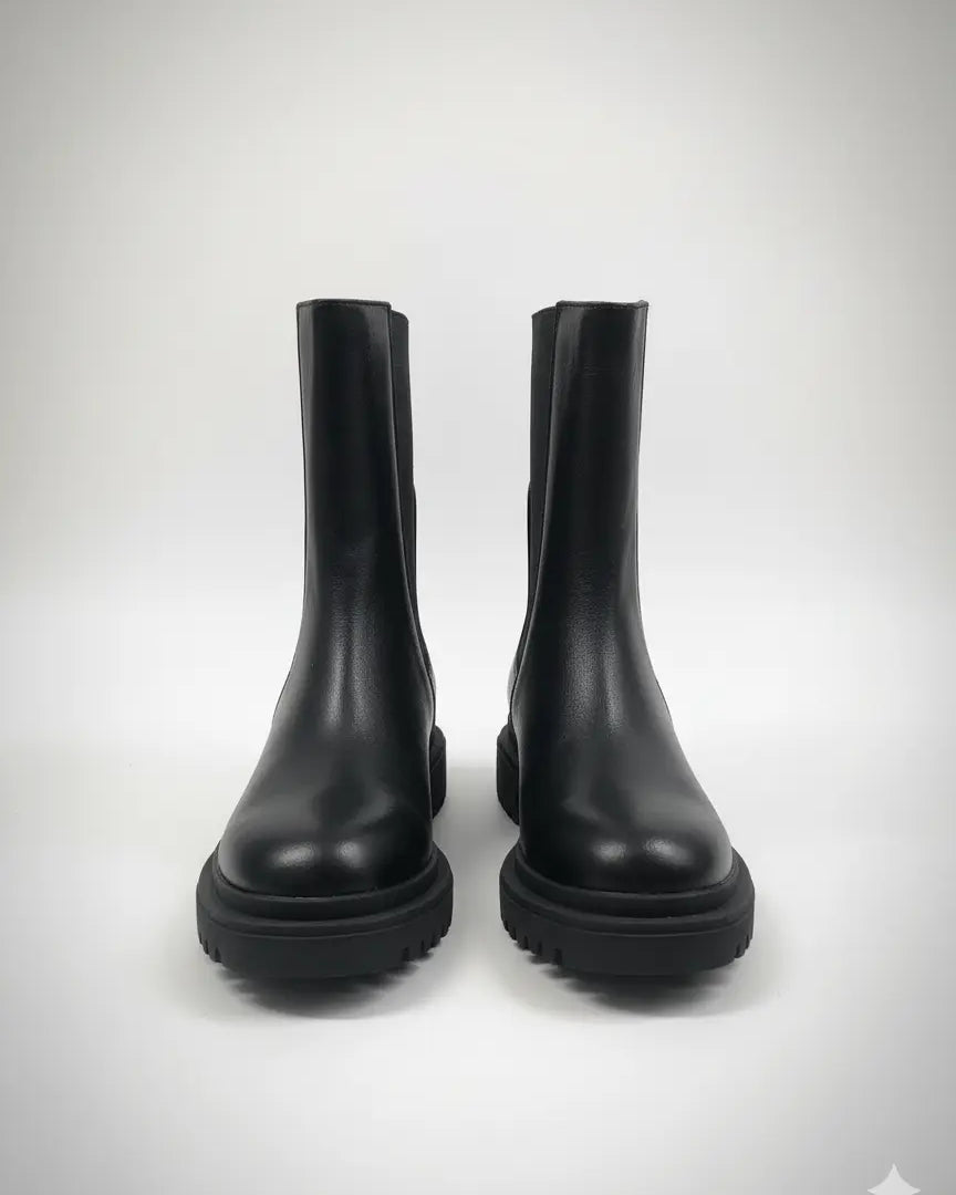 Stivaletti Chelsea Chunky in Pelle Dorabella