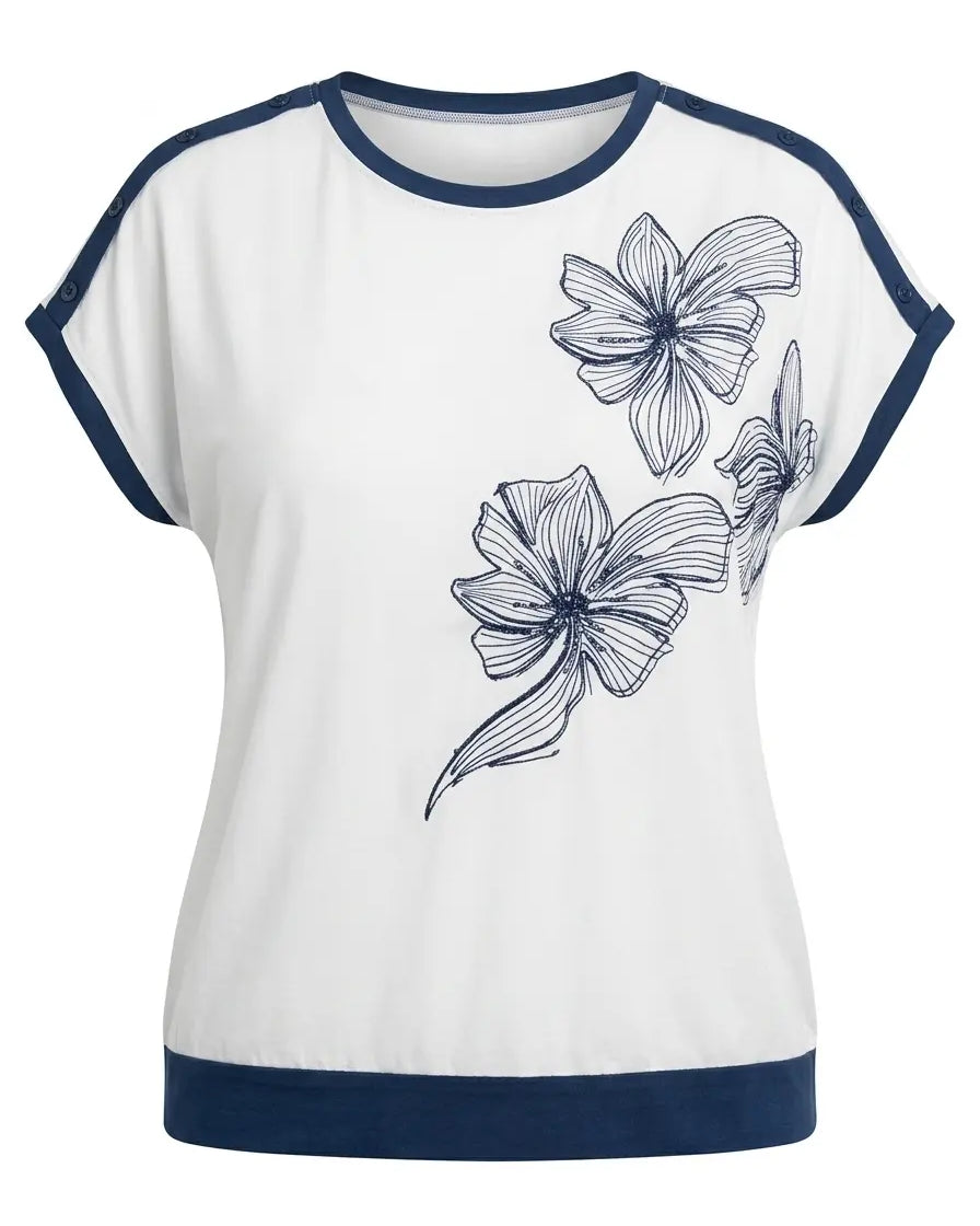 T-Shirt Blooming Touch DORABELLA PIU'