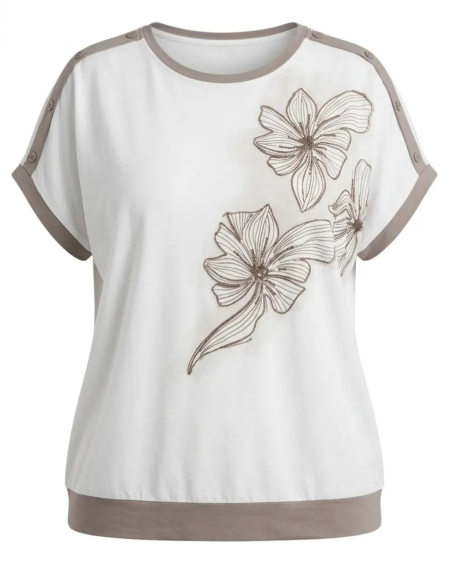 T-Shirt Blooming Touch DORABELLA PIU'