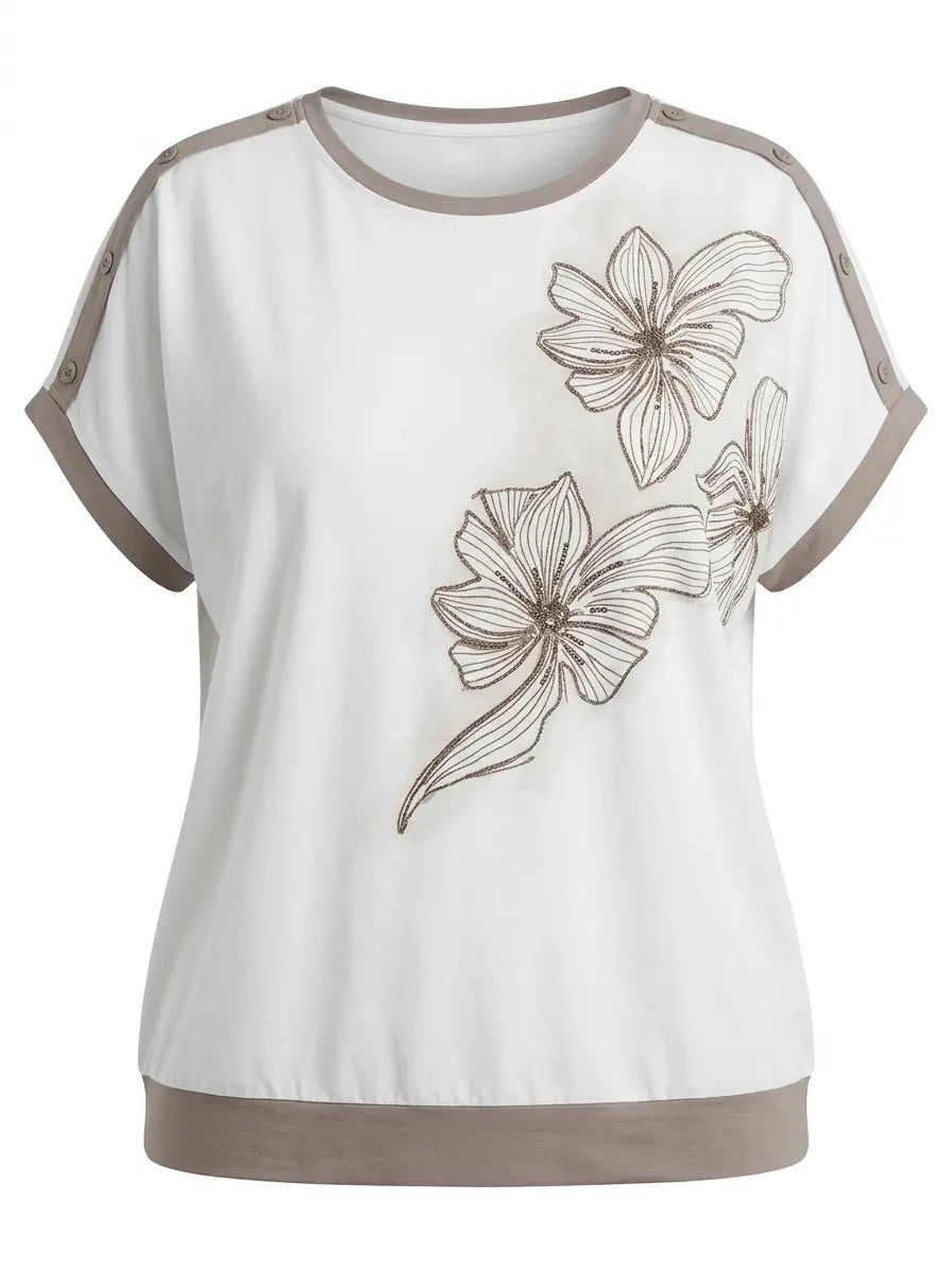 T-Shirt Blooming Touch DORABELLA PIU'