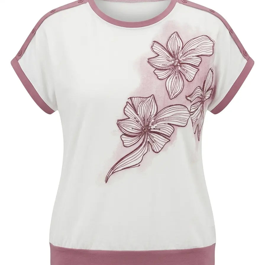 T-Shirt Blooming Touch DORABELLA PIU'